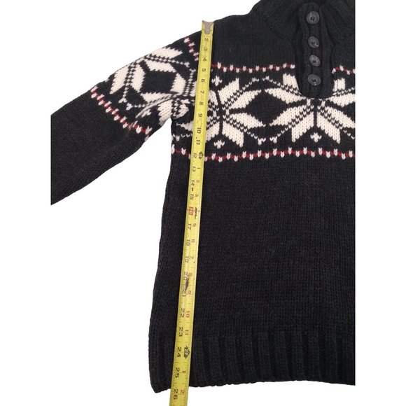 Filippo Novelli Made in Italy Thick Wool/Acrylic Quality Ski Winter Sweater SZ M - Picture 4 of 14